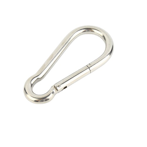 Wholesale 304 stainless steel spring buckle standard quick release buckle chain buckle safety buckle carabiner buckle hoist buckle spring hook