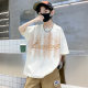Children's clothing boys' summer short-sleeved T-shirt 2024 new medium and big children boys' summer Western style cotton top summer t