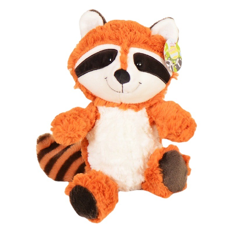 Mapache peluche lindo abrazo oso muñeca niña cama almohada para dormir super lindo gran cola animal transfronterizo