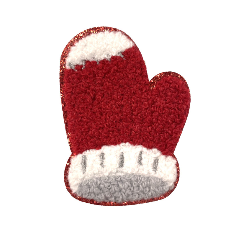 ヨーロッパとアメリカのクリスマスシェニール雪だるまジンジャーブレッドマンクリスマスツリー刺繍布パッチパッチ刺繍スタンプ|undefined