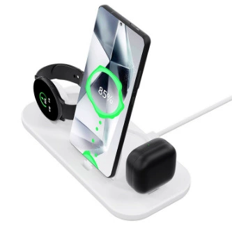 Apple, беспроводное универсальное совместимое зарядное устройство, с синхронизацией с телефоном, часами, наушниками, три в одном, 13 серия
