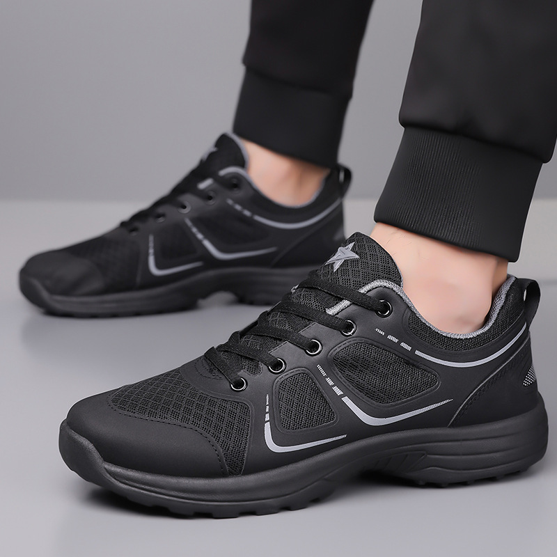 Zapatos deportivos de hombre 2026 nuevos zapatos de verano transpirables de hombre zapatos deportivos de color sólido zapatos de entrenamiento al aire libre zapatos de hombre