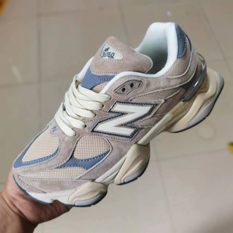 New Balance NB9060 zapatos de corrida retrógrados para hombres y mujeres con alta transpiración a prueba de agua.