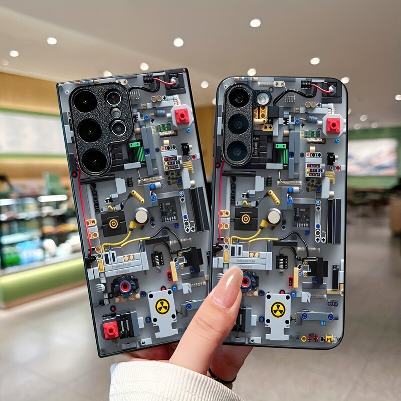 Creative S26Plus Protective Case S24 Tempered Glass Phone Case Circuit Board Suitable for A16 Samsung S25Ultra Creative S26Plus Protective Case S24 Tempered Glass Phone Case Circuit Board Suitable for A16 Samsung S25Ultra