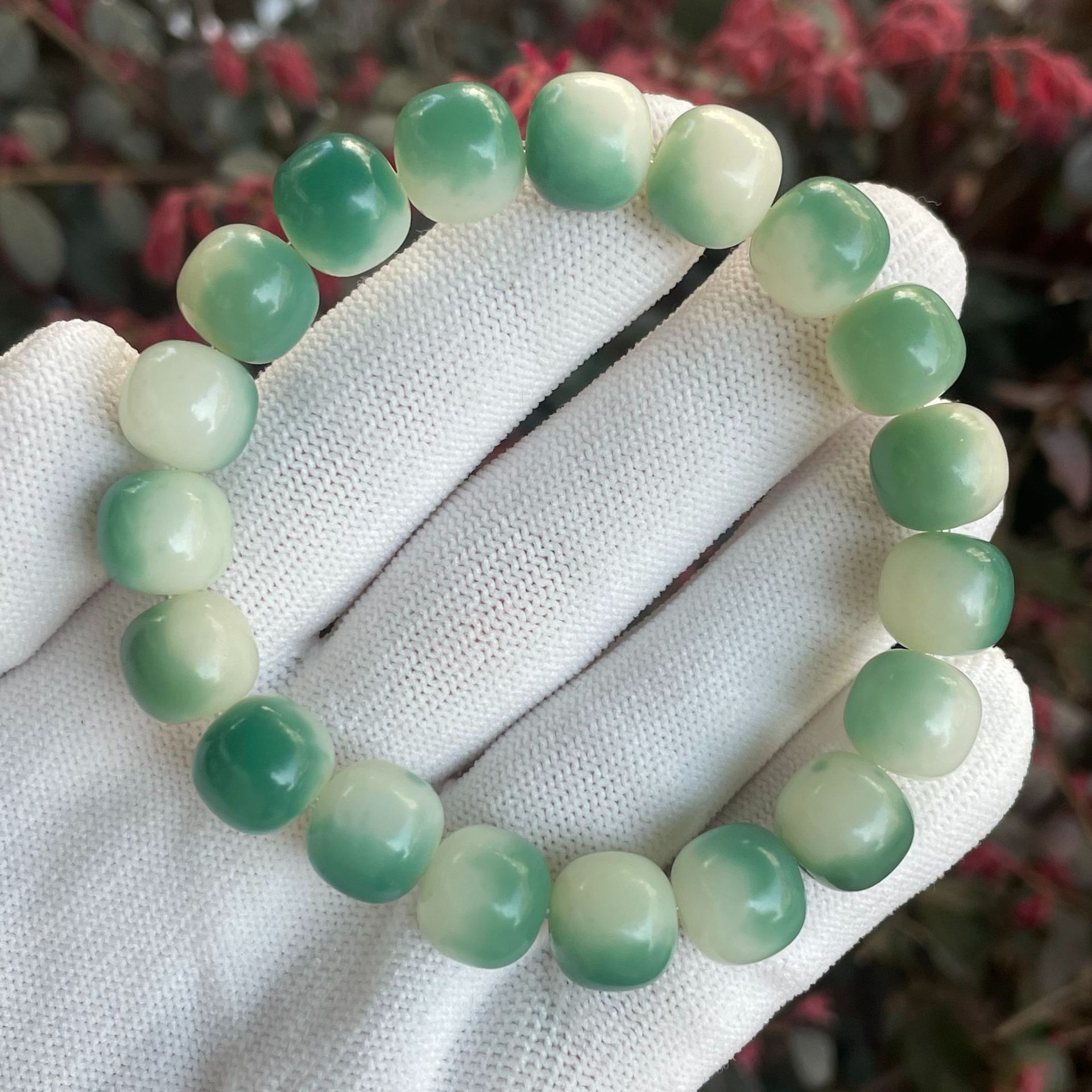 Original Ecología rica multi-tesoro pulsera de raíz de Bodhi color caramelo solo círculo bobinado suave tiro alto tres colores pulsera Bodhi