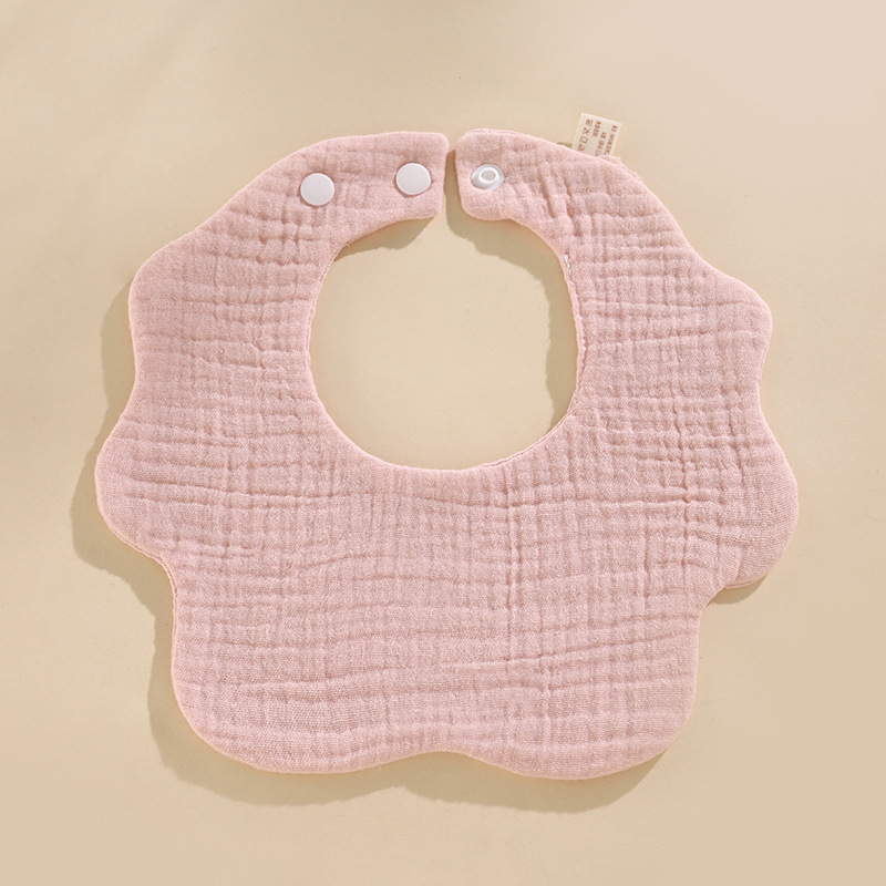Babero de algodón para bebés Clase A babero de gasa de algodón para niños Toalla de saliva para recién nacidos de gasa suave de seis capas