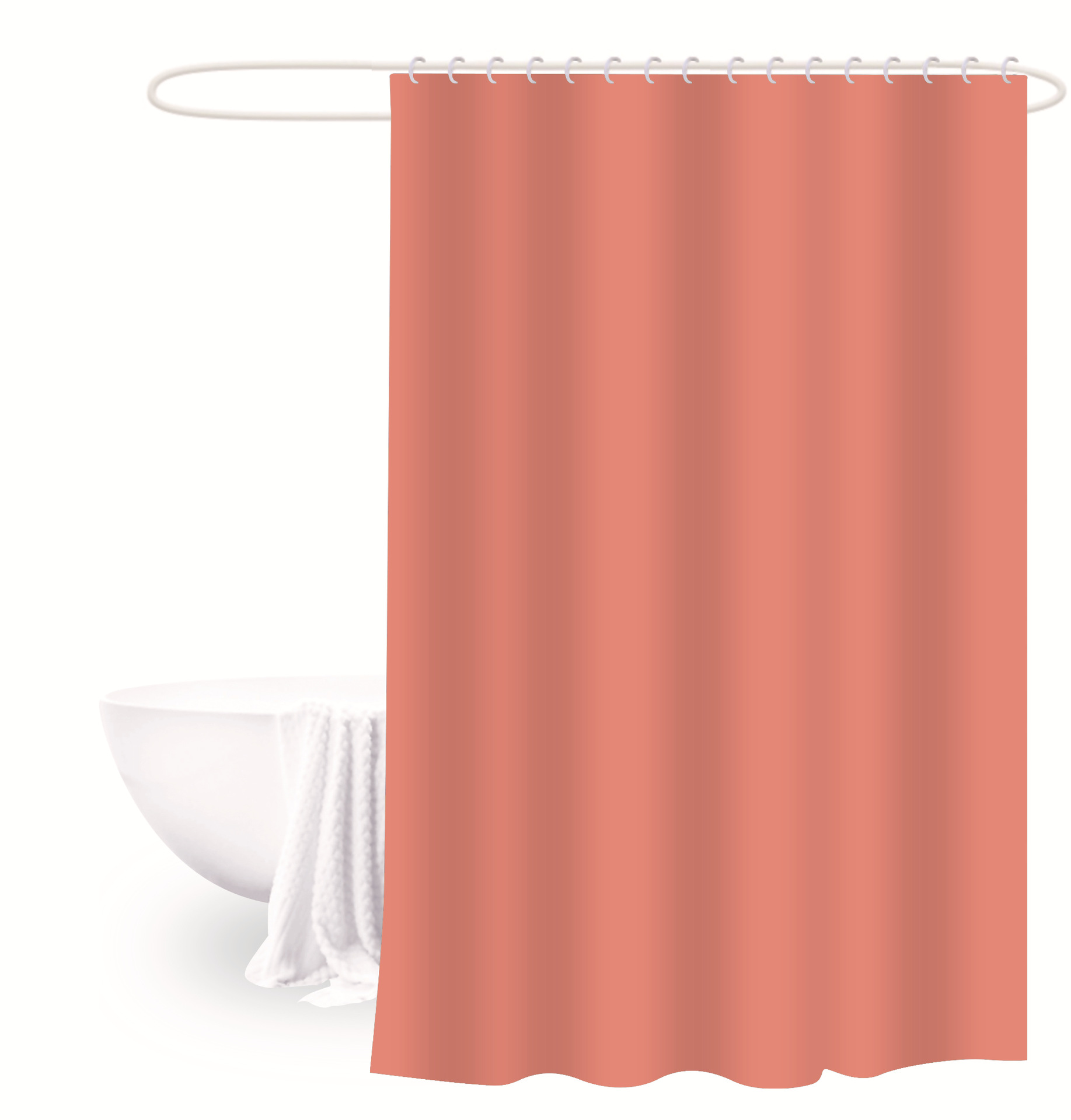 180X180 Cortina de ducha de color sólido PEVA cortina de baño impermeable cortina colgante cortina de Venta caliente cortina de partición impermeable a prueba de moho