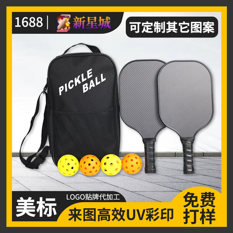 Ракетка Peak из углеродного волокна для pickleball на открытом воздухе с UV-печатью, дизайн паттерна, производитель ракеток Peak