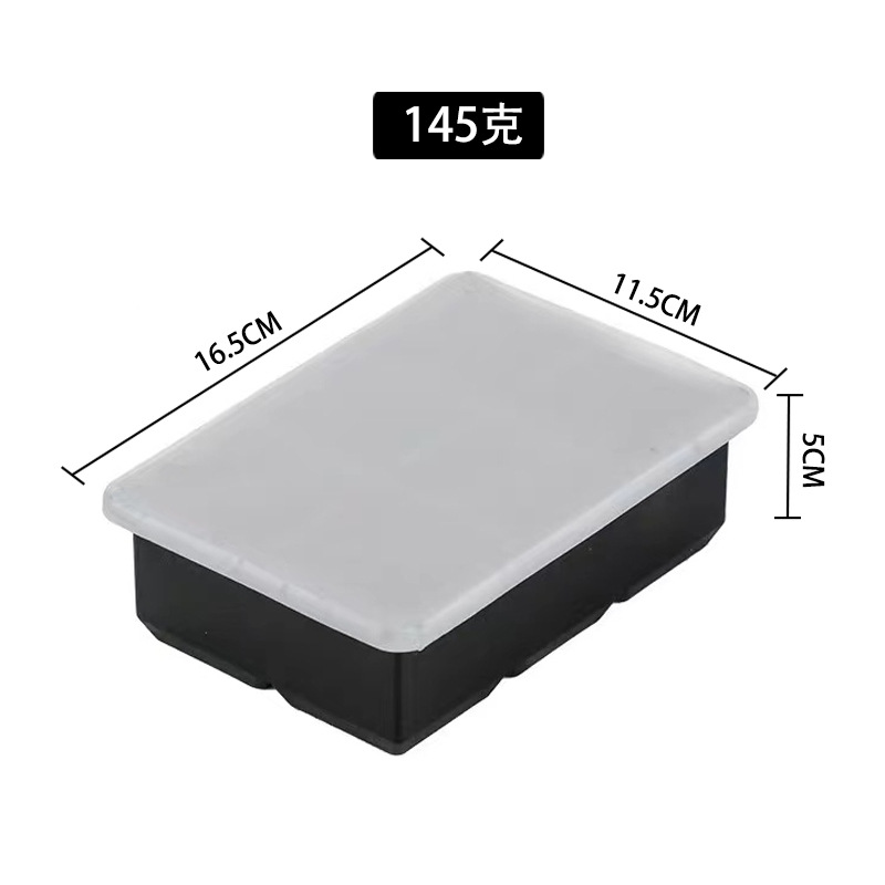 Venta caliente de Amazon 6 moldes de cubitos de hielo de silicona grandes, fáciles de desmoldar, películas de hockey sobre hielo congeladas rápidamente, moldes de fabricación de hielo