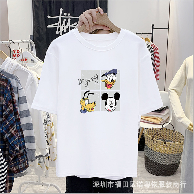 女装白色短袖T恤