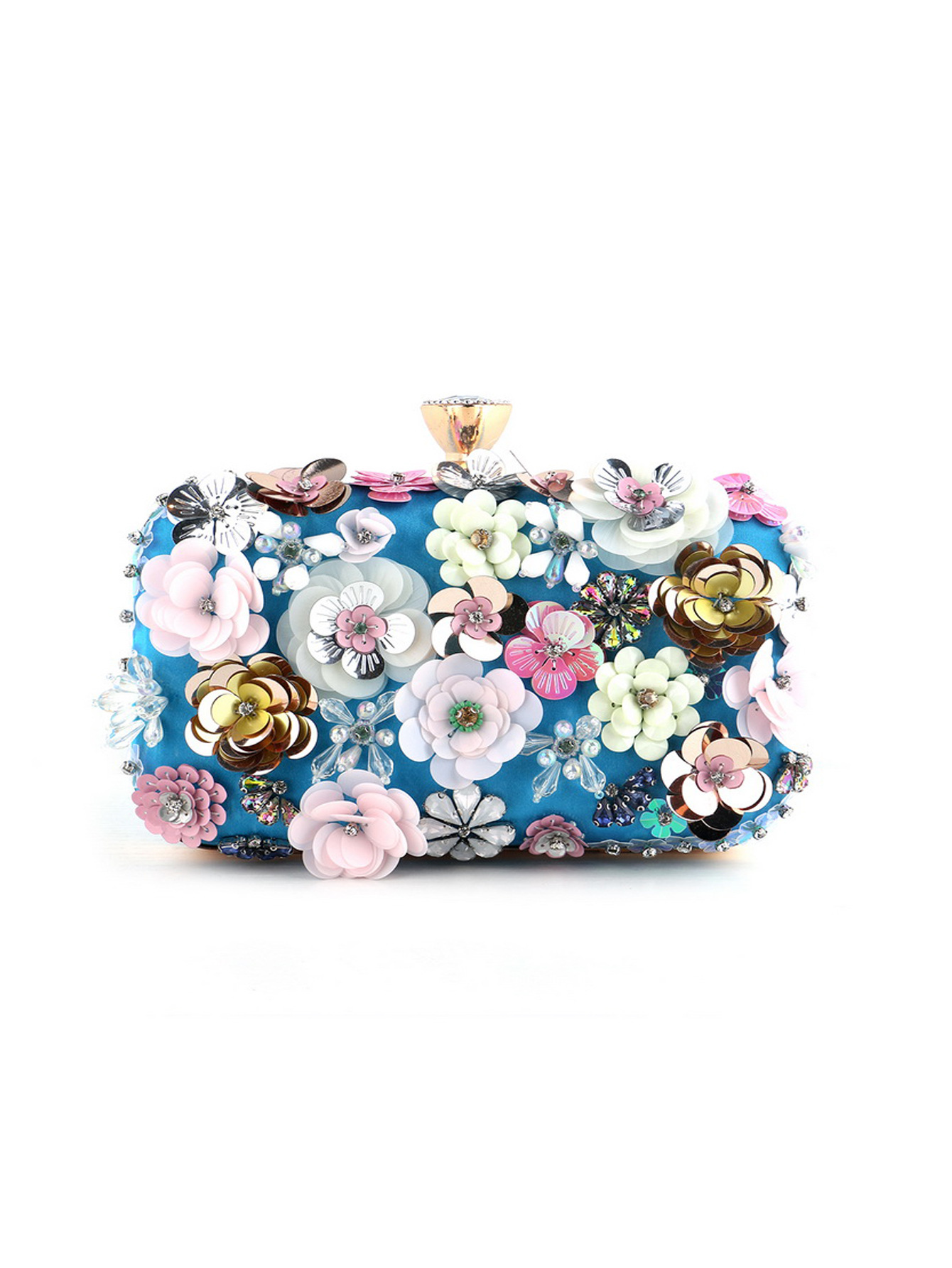 Borsa da sera da donna con paillettes fatte a mano e fiori, nuova moda per la cena, 2023_voghion.com