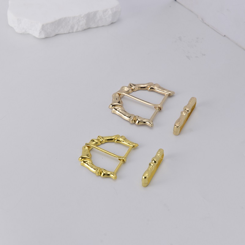 DIY 대나무 벨트 버클 보석 액세서리 라운드 링 버클 가죽 하드웨어 벨트 핸드백 신발 가방 하드웨어 액세서리