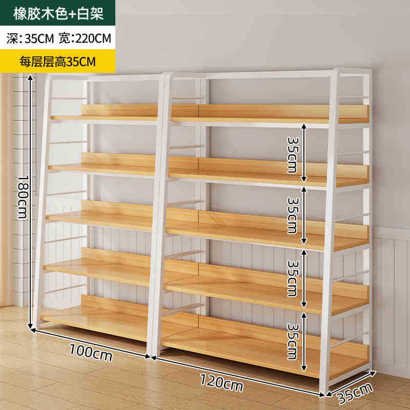 Estante simple estante de almacenamiento de múltiples capas estante de exhibición sala de estar estantería hogar dormitorio piso gabinete de almacenamiento sub-estante