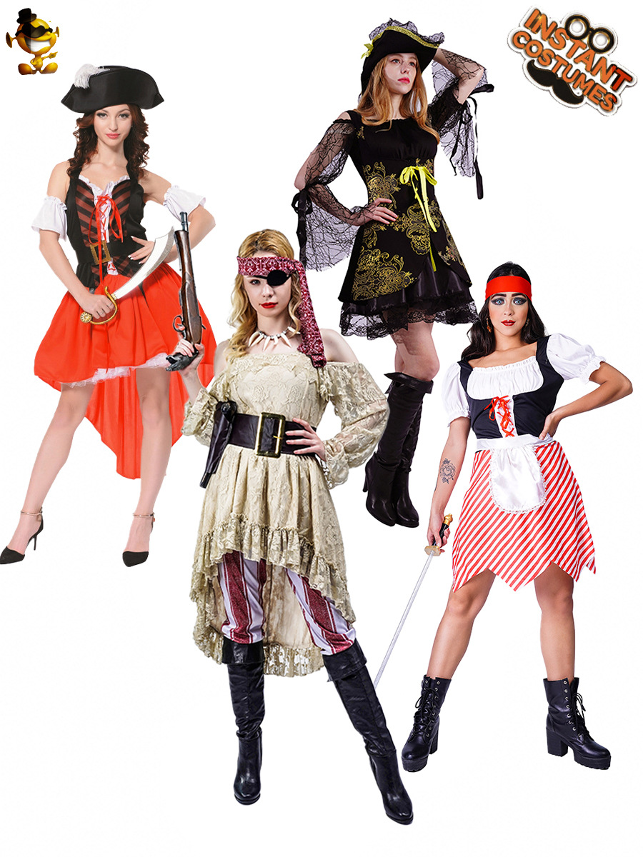 Ropa de fiesta de piratas de Halloween ropa de cosplay ropa de rendimiento de etapa ropa de Carnaval de disfraces