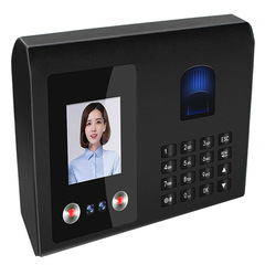 Face attendance machine, model FA01H, facial recognition and fingerprint attendance system, for office employee use.