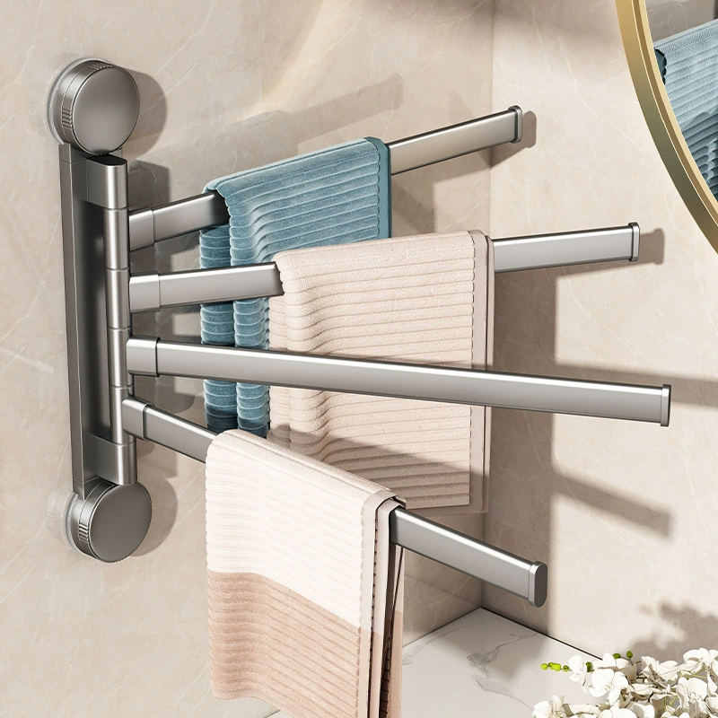 Вращающаяся полотенцесушитель ванная комната подвижное полотенце полотенце полотенце вешалка туалет без пробивания полотенце вешалка