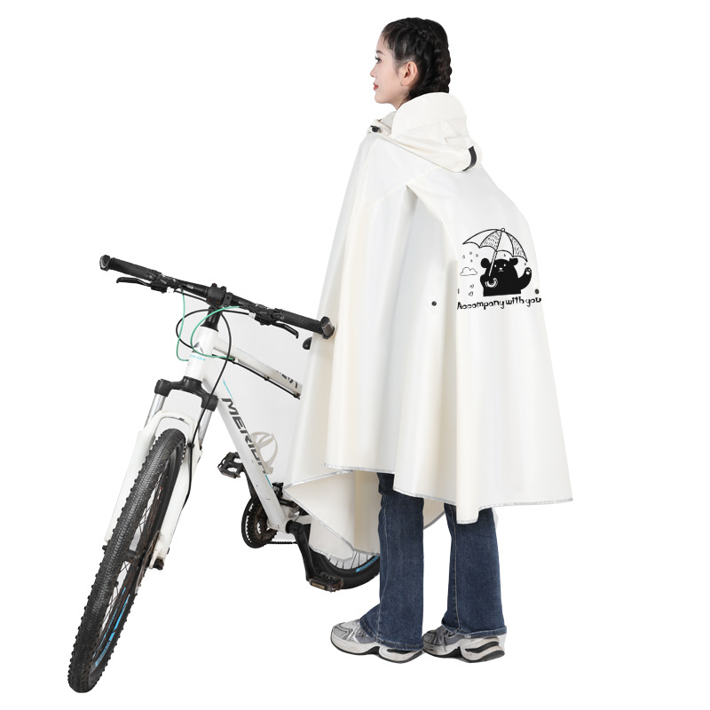Capa de lluvia para bicicleta para estudiantes de secundaria secundaria para bicicleta de montaña para hombres y mujeres para montar una sola persona para todo el cuerpo a prueba de tormentas