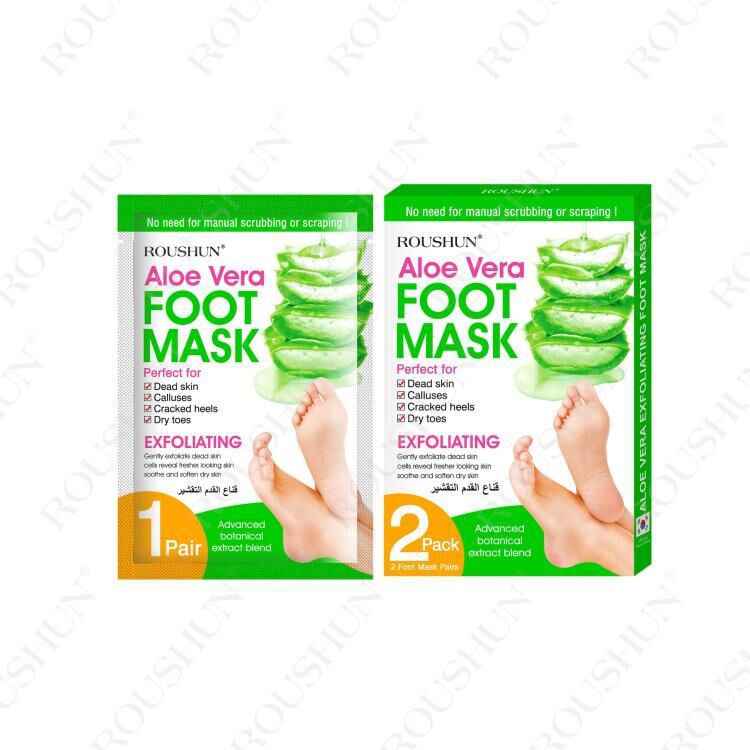 ROUSHUN芦荟足膜  aloe vera foot mask|ms