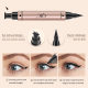 color seal eyeliner pen double head is not easy to decolorize anti-sweat non-blooming eyeliner pen makeup