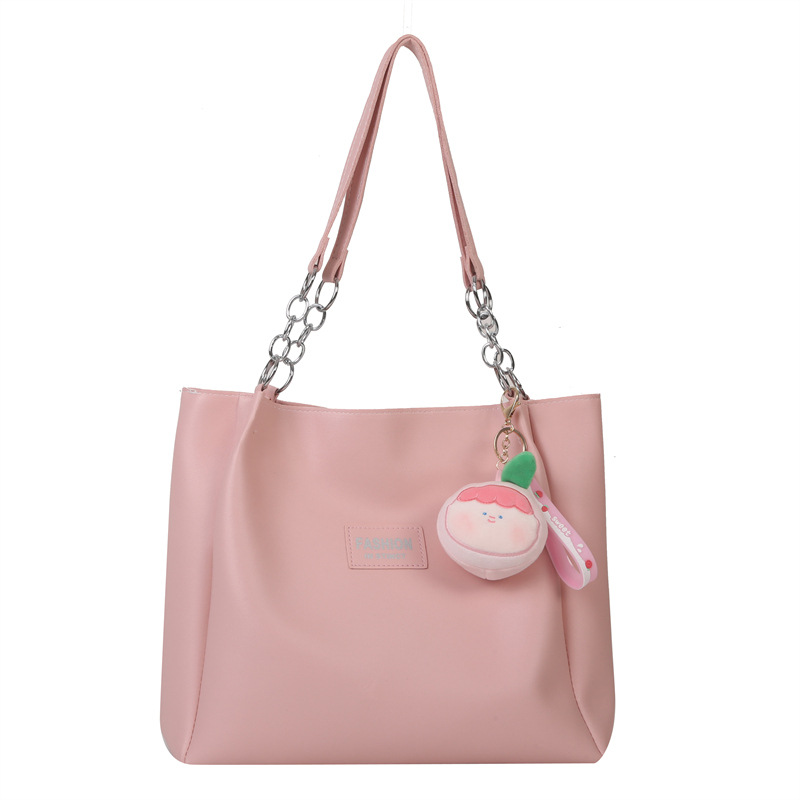 Bolsa de viaje de textura de moda de gran capacidad 2023 primavera y verano nuevo color de contraste solo hombro bolsa de axilas elegante bolsa de mano moda