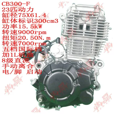 Motorcycle Engine Assembly – Motorcycle engine and accessories - whiteboard-cb300-f-jet-black-battle-shield-edition