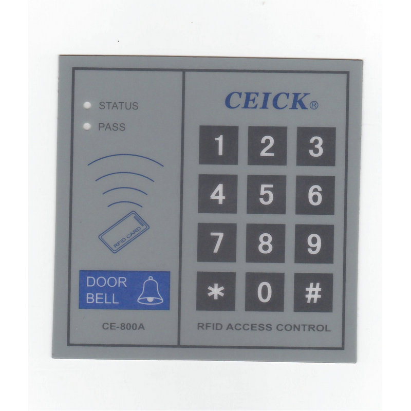 Wholesale custom mechanical equipment with metal nameplate film panel lens circular L silk screen acrylic label