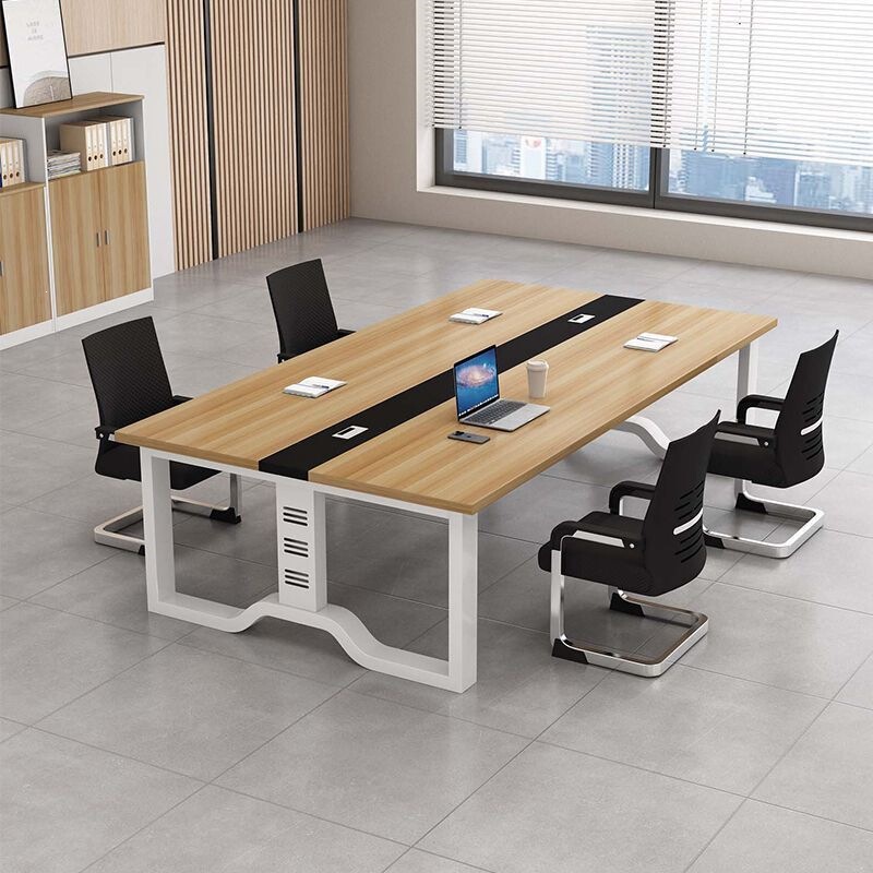 Conference Table, Long Table, Simple Modern Meeting Room Reception and Negotiation Long Table, Simple Workbench, Office Desk and Chair Set Conference Table, Long Table, Simple Modern Meeting Room Reception and Negotiation Long Table, Simple Workbench, Office Desk and Chair Set