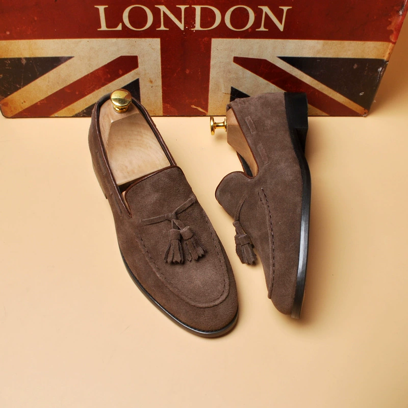 Мужская английская кожа дышащая, а не бархатная кожа парикмахер 2024 новая английская ветерка