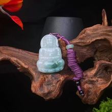 玉吉阁珠宝首饰天然缅甸翡翠A货观音吊坠冰糯种项链工厂价批发