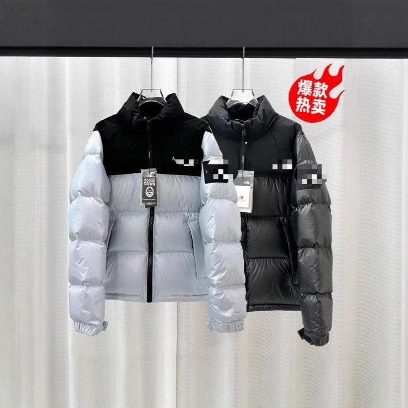 New Putian American Version of North Face Large Plaid down Jacket Thickeneded Autumn and Winter Windproof and Rainproof Warm Jacket for Men and Women Couples New Putian American Version of North Face Large Plaid down Jacket Thickeneded Autumn and Winter Windproof and Rainproof Warm Jacket for Men and Women Couples