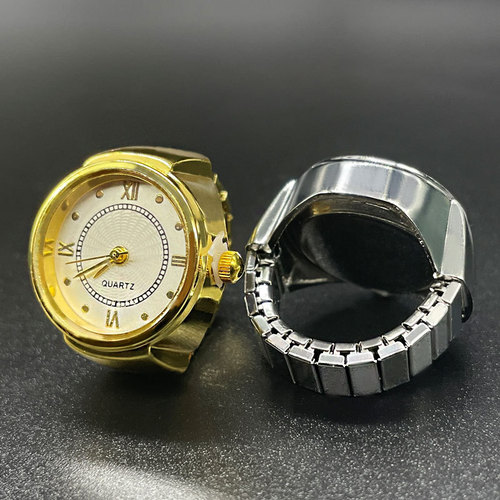 [Ring Watch] New Mini Bracelet for Male and Female Student Couples Foreign Trade Hot Selling Quartz Ring Watch Wholesale