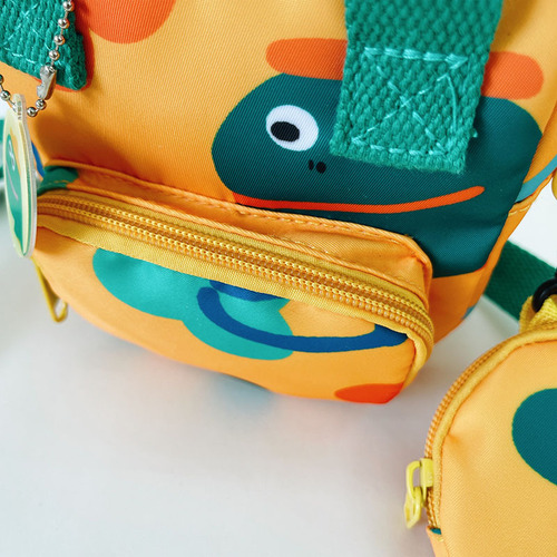 Children's bag cartoon dinosaur fashionable baby girl crossbody bag stylish cute girls' shoulder bag children's coin purse