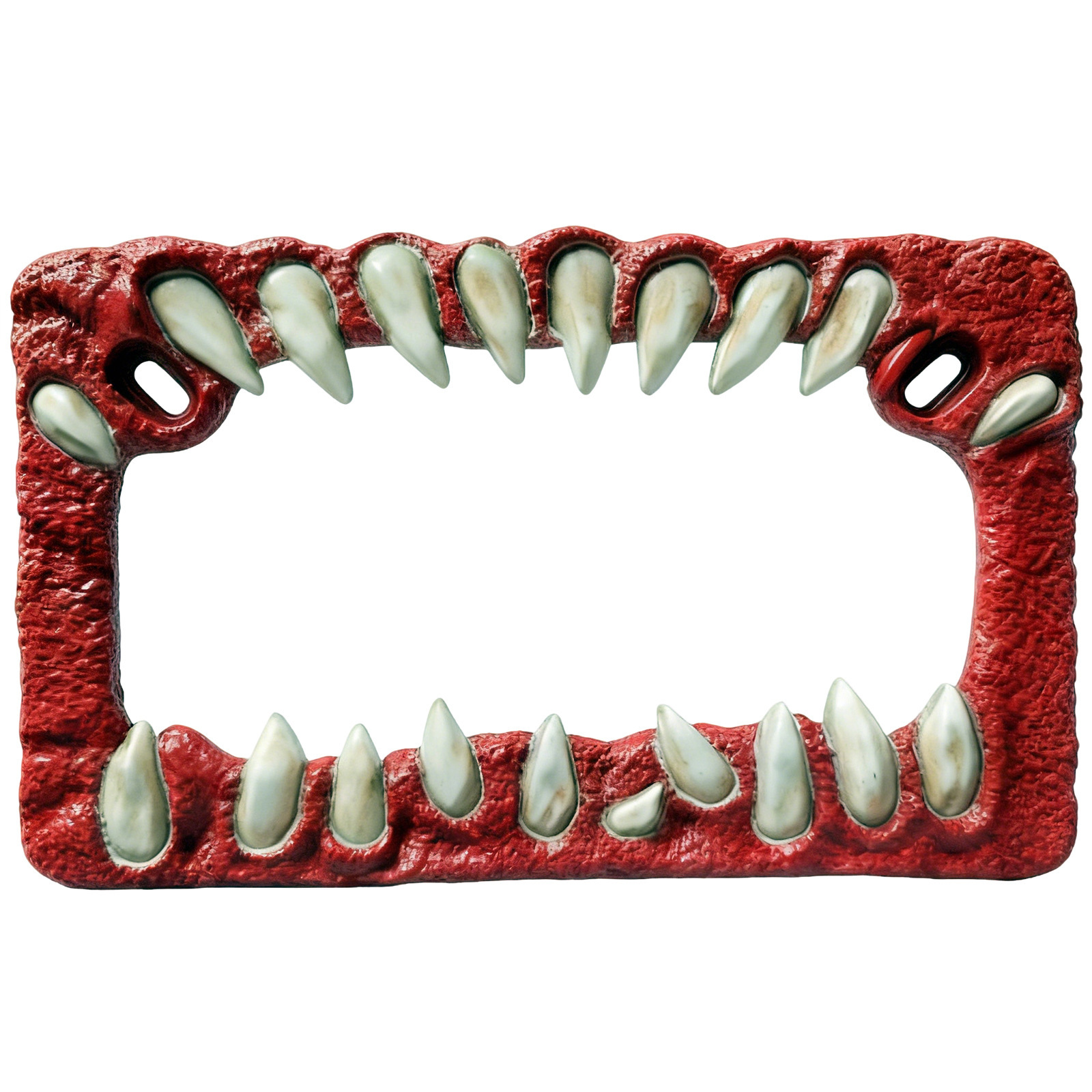 In-Stock Cross-Border Us Standard Creature Teeth License Plate Frame for Motorcycles