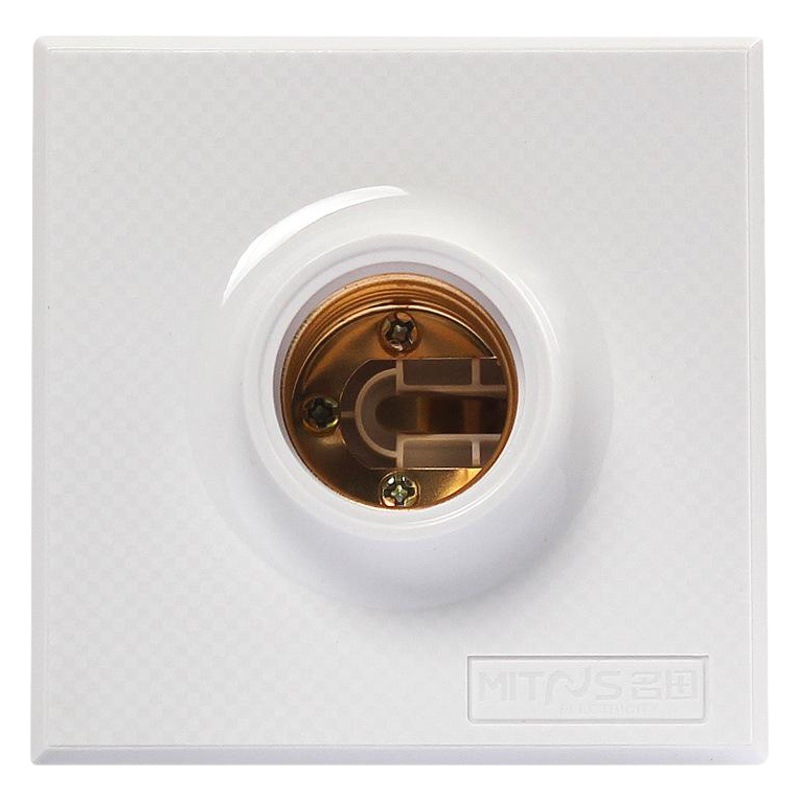 Bombilla LED con base de tornillo E27 para montaje en superficie, control de sonido y luz, lámpara de bajo consumo, base de lámpara en espiral, portalámparas de cerámica.