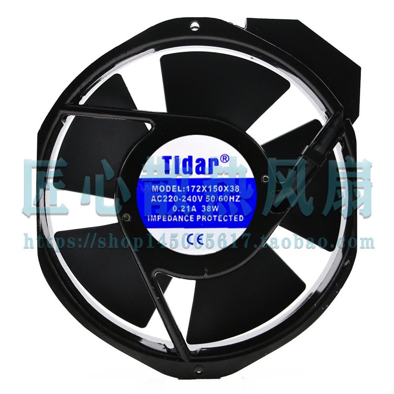 TIDAR 172X150X38 220-240V 50/60HZ 0.20A 17238柜散热风扇