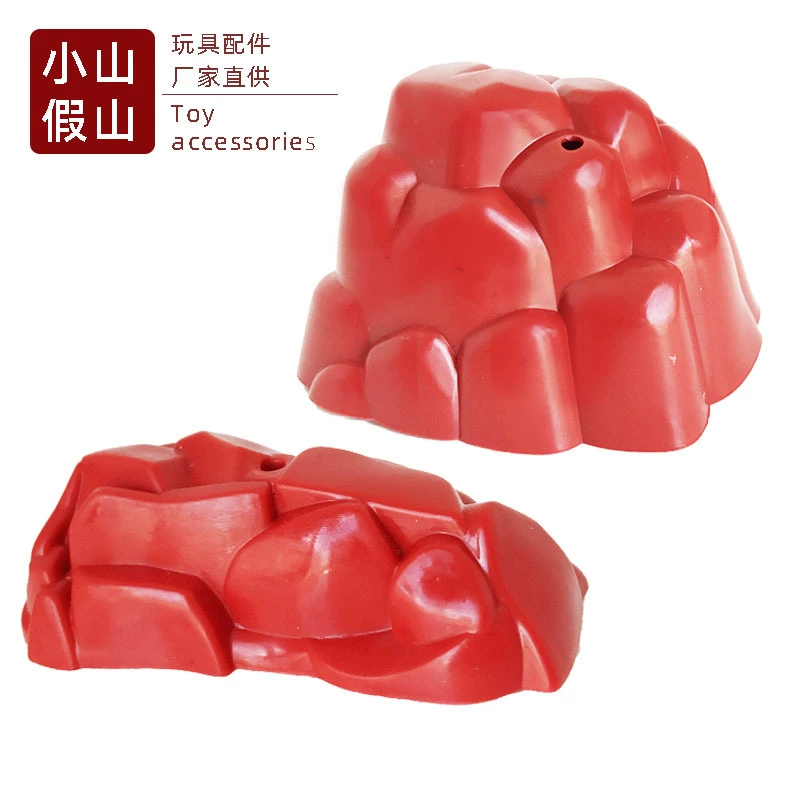 Каменная имитация кургана пластиковый красный динозавр археологические игрушки костюм аксессуары различные дополнительные пластиковые маленькие игрушки