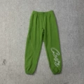 Letter style pants green