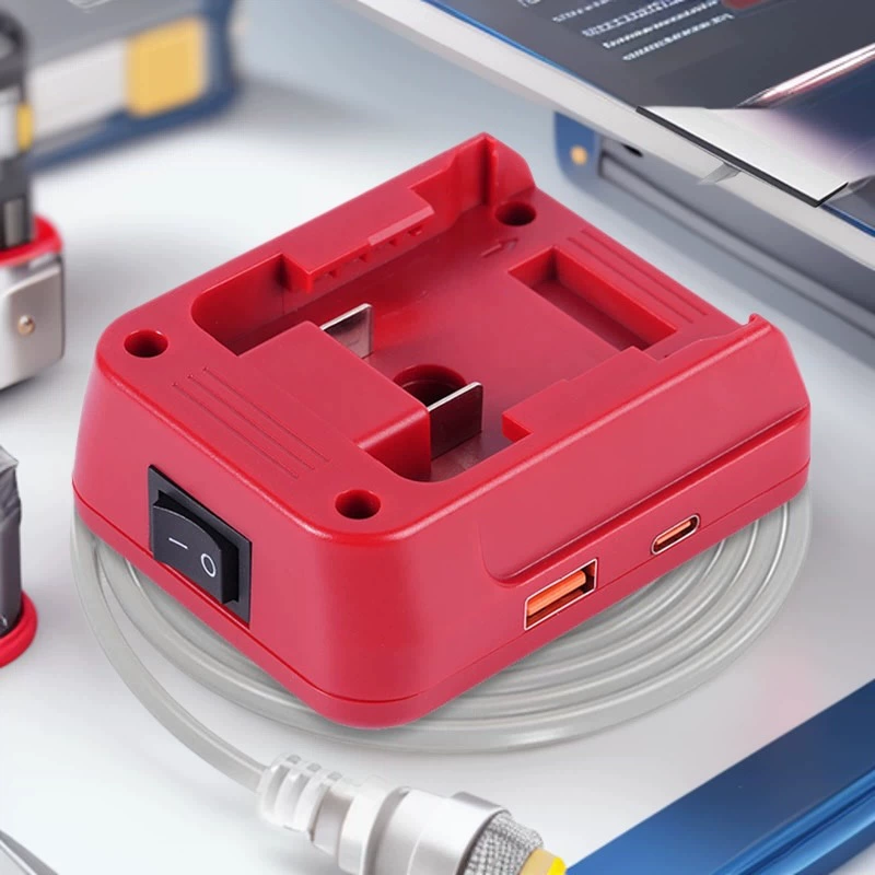 Подходит для Milwaukee литиевой батареи, питание USB TYPE-C MINI DC кабель