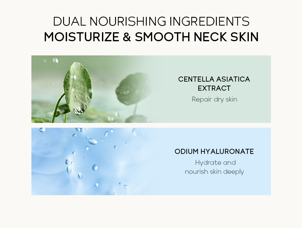 Cross-border QUIYUM Neck Cream 30g for neck care, hydrating, moisturizing and brightening skin tone. Brand manufacturer in stock supply undefined