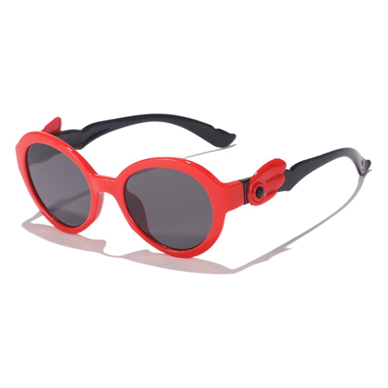 Gafas de Sol de dibujos animados para niños alas divertidas para niños y niñas gafas de sol polarizadas a prueba de rayos UV gafas a prueba de sol para niños personalizadas