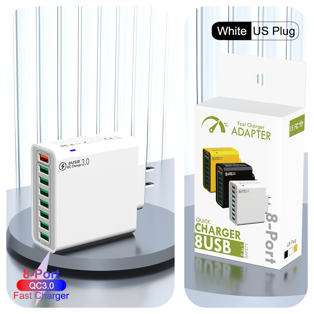 QC3.0 미국 표준 흰색 [소형 포장]