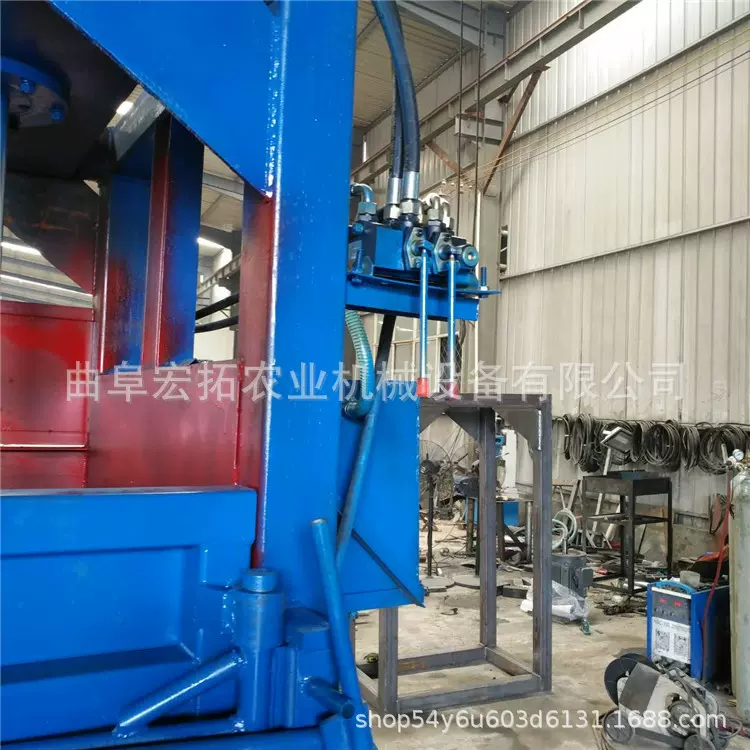 废料压缩打包立式液压废纸壳塑料瓶秸秆吨袋布匹棉花打包机