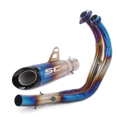Yamaha Mt07 Mt-07 R7 Xsr700 – Motorcycle exhaust pipe - full-set-n