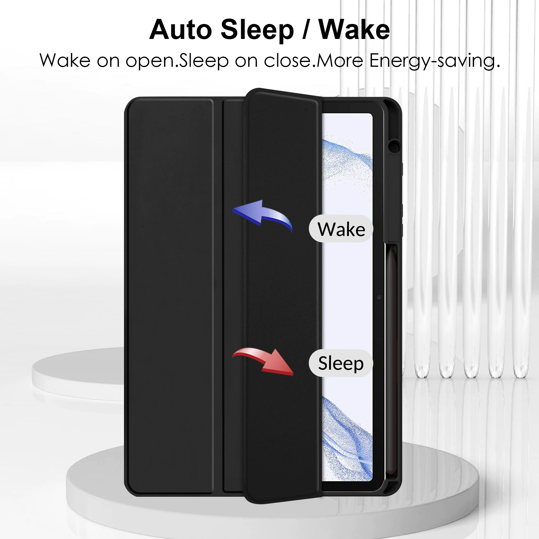 Samsung, acrylic protective case, fall protection, 11 inch
