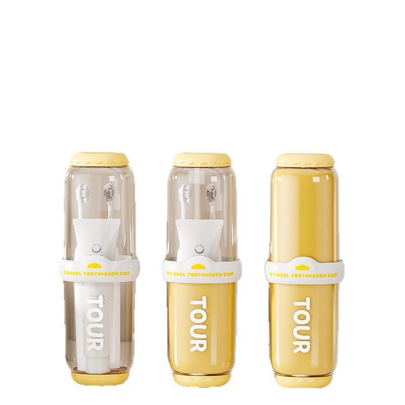 Juego de Vasos para Enjuague Bucal Portátil y Personalizable para Viajes