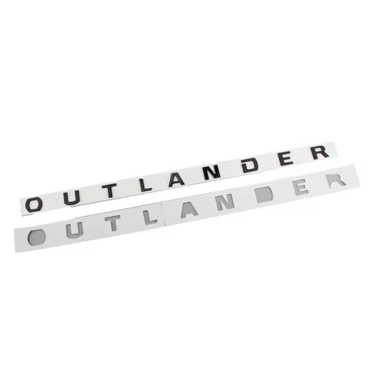 Suitable for 2013-2021 Old Model Outlander Lettering Sticker on the Front Hood Emblem Outlander Modified Outlander
