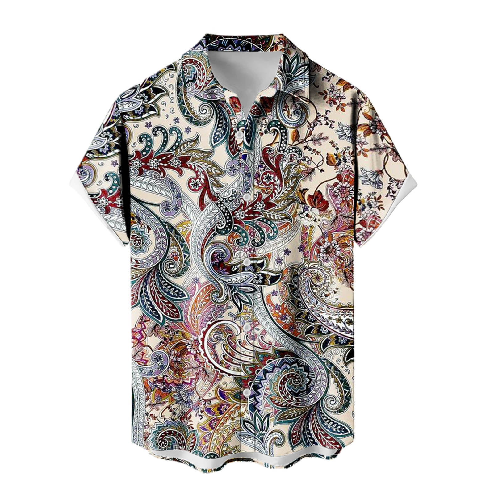 2024 venta caliente para hombres nueva camisa de manga corta Hawaii Holiday Series Camisa casual de todo fósforo con estampado 3D para hombres