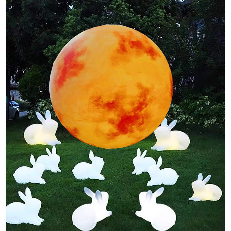 1.5m 달 + 10개의 새로운 옥 토끼(충전/연결) 비고