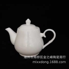 国潮风陶瓷茶壶套装 酒店茶具耐热花茶壶 咖啡壶 新中式