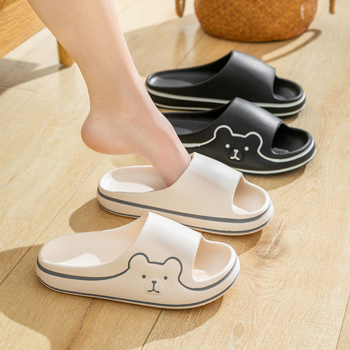Lazy half-slippers for women to wear outside  new Internet celebrity thick-soled ins trendy non-slip beach sandals and slippers for women summer